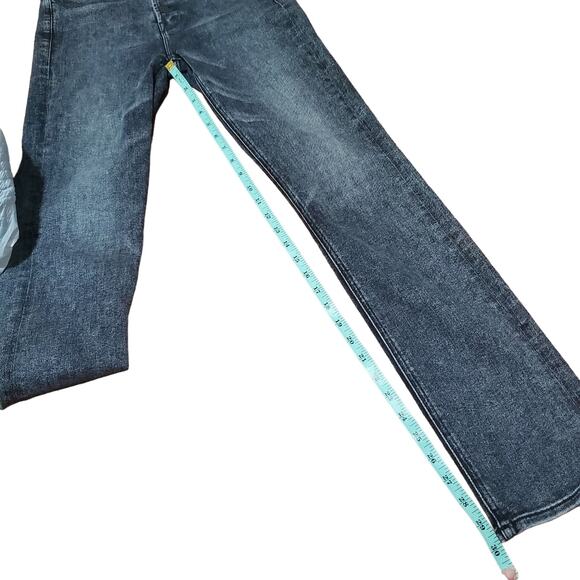 MOTHER Denim The Pixie Dazzler Skimp in Train Stops Jeans Size 26 Grey Acid Wash - Picture 16 of 16